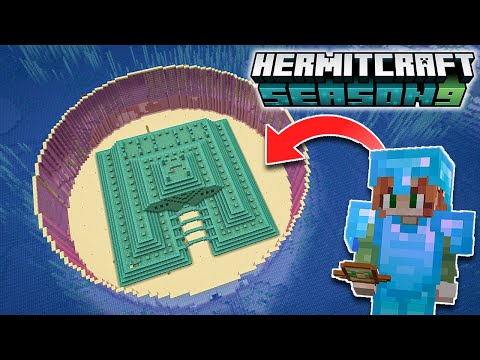 I drained an Ocean Monument on Hermitcraft! Episode 3