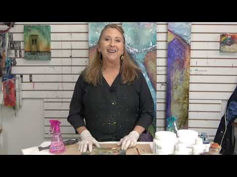 Mixed Media Tutorial - Texture Using Gels and Pastes with Sandra Duran Wilson