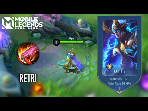 MARTIS HYPER DI PATCH TERBARU! GAMEPLAY TOP GLOBAL MARTIS INDONESIA 3000 MATCH - Mobile Legends