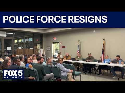 Georgia city's entire police force resigns after mayor dispute | FOX 5 News