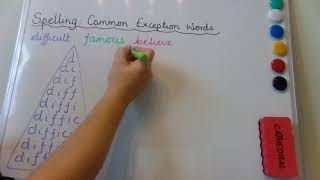 Year 3 Pyramid Spelling Lesson