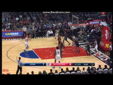 Blake Griffin 18 Pts vs. Jazz - Los Angeles Clippers vs. Utah Jazz - NBA - 30/10/2016