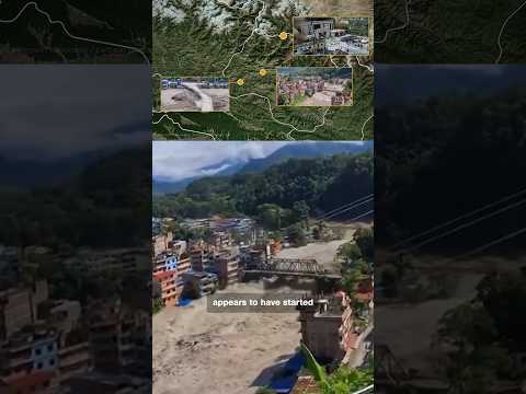 Satellite imagery shows how Nepal floods unfolded