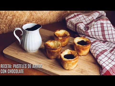 RECETA PASTELES DE ARROZ CON CHOCOLATE