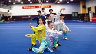 Download lagu [2020] Beijing Wushu Team - Group Set - China National Wushu Taolu Competition mp3