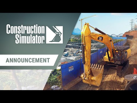 Construction Simulator : Announcement Trailer