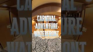 Carnival Adventure Waterfront Restaurant Deck 5 #carnival #carnivaladventure #waterfront #restaurant