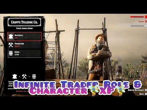 BEST! INFINITE TRADER ROLE XP & MONEY GLITCH / 10SEC DELIVERY LOCATION - RED DEAD ONLINE