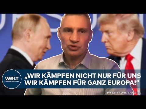 VITALI KLITSCHKO WARNT: „Putin will mehr als die Ukraine – Europa muss endlich aufwachen!“