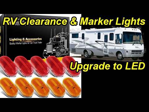 RV LED Side Marker Clearance Lights Surface Mount for Truck Van Camper 12V