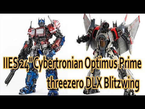 IIES 24" Cybertronian Optimus Prime / threezero DLX Blitzwing