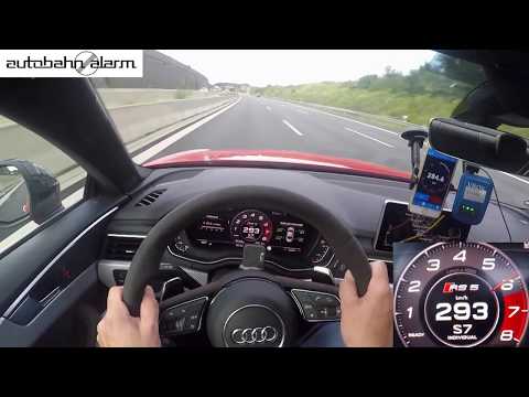 294 km/h!!!: AUDI RS 5 (2019) POV TOP SPEED AUTOBAHN