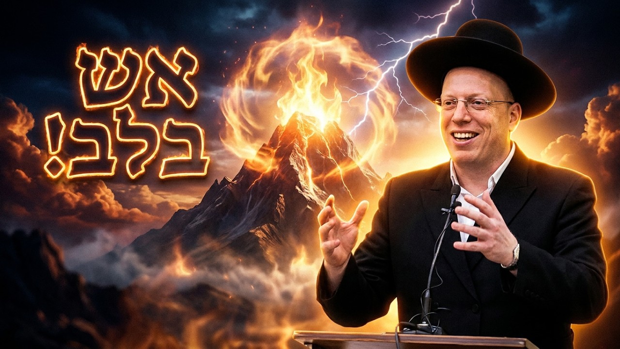 הרב ליאור גלזר  איך מגיעים לחג השבועות עם "אש" בלב? פרשת במדבר