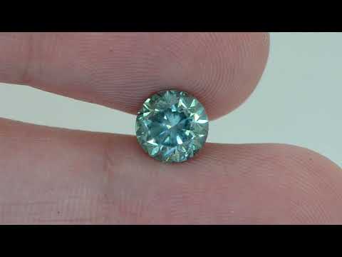 Round Diamond Fancy Vivid Green 1.83 Carat VS2