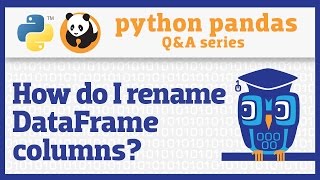 How do I rename columns in a pandas DataFrame?