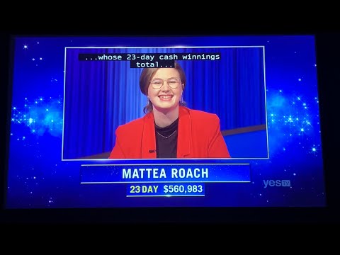 Jeopardy, intro - Mattea Roach DAY 24 (5/6/22)