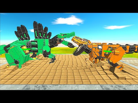 Mecha Units in the Quicksand Tournament | Animal Revolt Battle Simulator