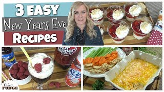 Buffalo Chicken Dip, Party &quot;Mocktails&quot; &amp; No-Bake Mini Cherry Cheesecakes || New Year&#39;s Eve Food