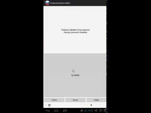 Rusça Konuşma Rehberi (DEMO) Video