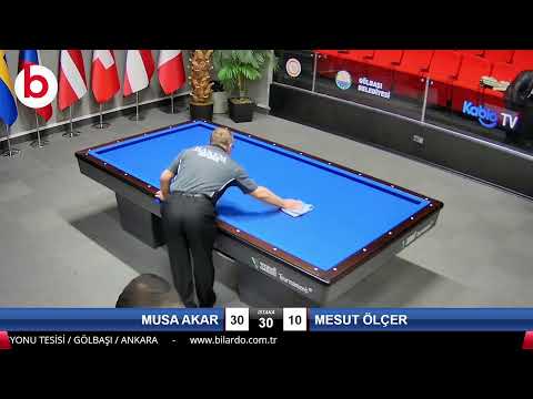 MUSA AKAR & MESUT ÖLÇER Bilardo Maçı - 2022 ERKEKLER 1.ETAP-2.TUR