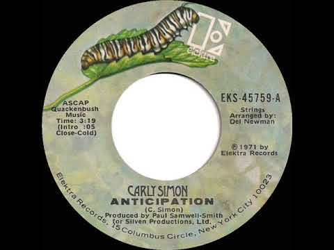 1972 HITS ARCHIVE: Anticipation - Carly Simon (stereo 45)
