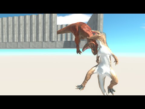 NEW SKY BRIDGE TREX vs EVERY UNIT - Animal Revolt Battle Simulator