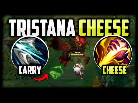 CHEESE🧀 TRISTANA JUNGLE STRAT DOESN'T NEED A LEASH 👌 (BEST RANGED JUNGLE😈) - League of Legends