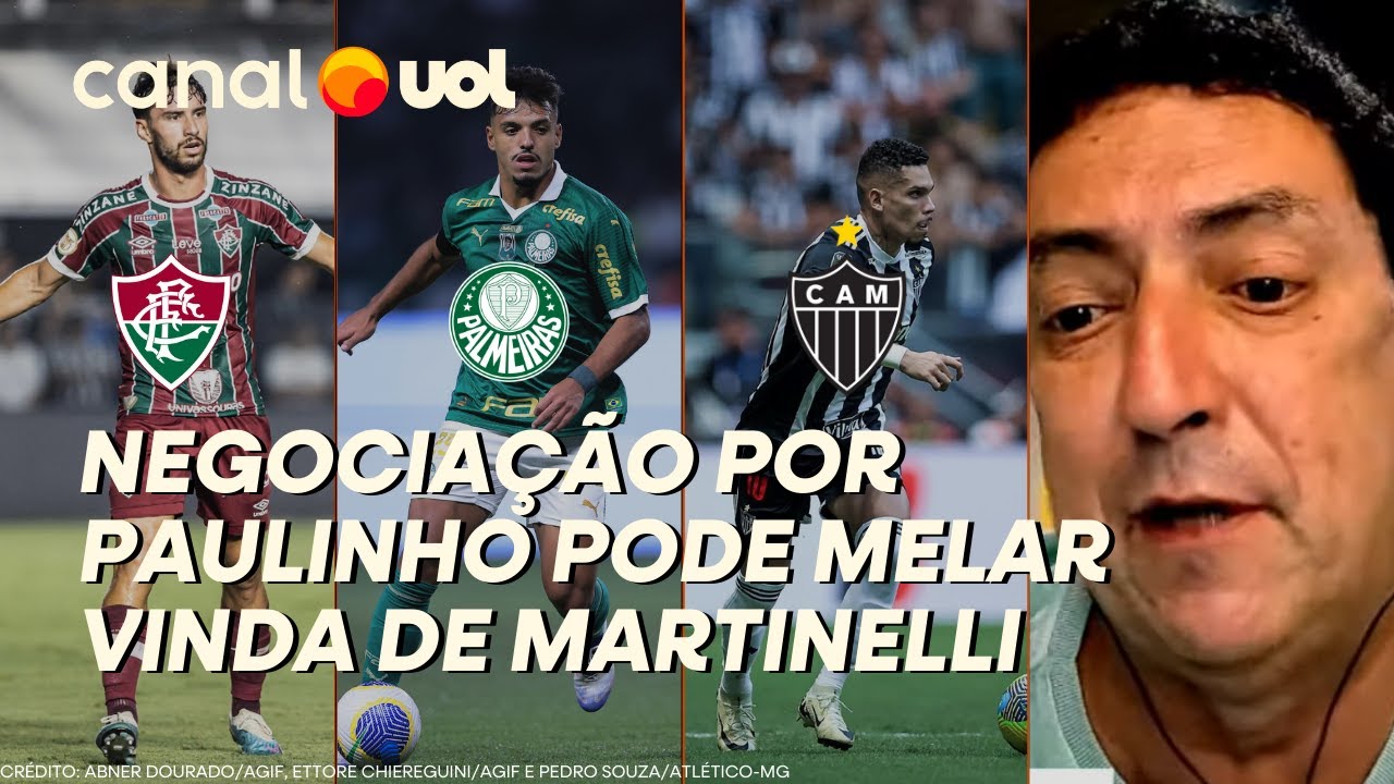 PALMEIRAS: GABRIEL MENINO EM NEGOCIAÇÃO POR PAULINHO PODE MELAR VINDA DE MARTINELLI DO FLUMINENSE