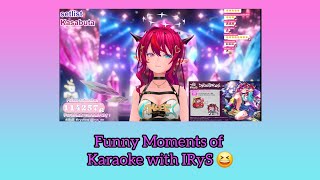 Funny moments of Karaoke with IRyS [hololive EN Promise]