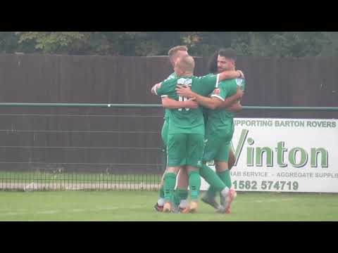 Adam Hunt Goal for Biggleswade FC v AFC Dunstable in the Emirates FA Cup 2nd QR