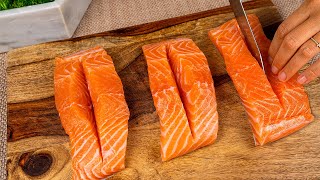 I cut salmon this way - see what happens! An exceptionally delicious recipe!