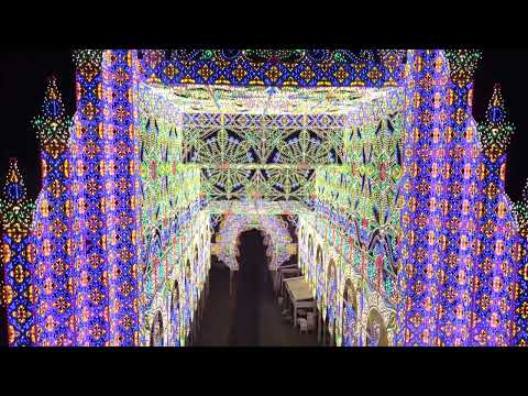 Scorrano 2023 Santa Domenica, l'accensione musicale delle luminarie Paulicelli