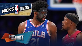 Sixers & Suns ‘quietly lurking’ & Heat can’t be dismissed in Nick’s Tiers | NBA | FIRST THINGS FIRST