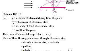 Module 5.5 Boundary Layer Theory - Derivation of Momentum Thickness and Energy Thickness