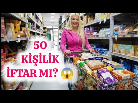 50 Kişilik İftar İçin Dev Alışveriş! 🛒 | Ramazan Hazırlıkları Başladı