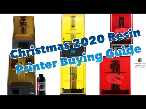 Christmas 2020 Resin 3D Printer Buying Guide - Still Accurate Fall 2021