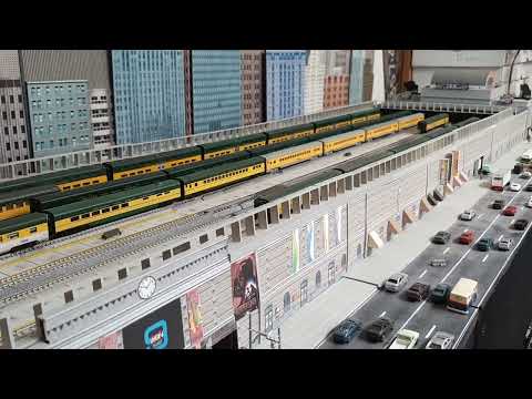 CNW Chicago Passenger Terminal, N scale.