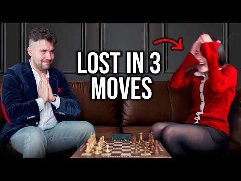 Grandmaster CHECKMATES Andrea Botez in 3 Moves...