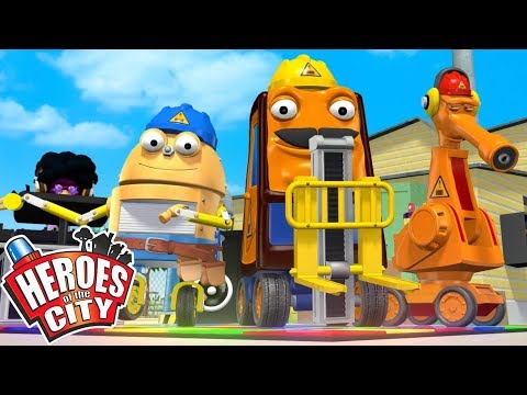 Heroes of the City - Robot Dance Song +More Songs for Kids | Kids Songs Compilation | Car Cartoons
