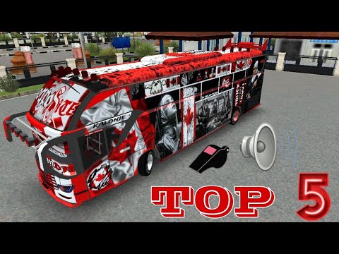 TOP 5 FREE HORNS || BUS INDONESIA || (PARARIRA) || LINK IN DESCRIPTION