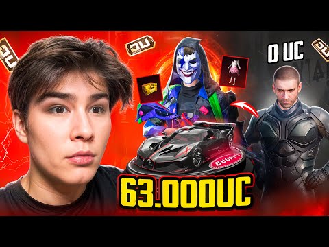 $62 000 UC!🔥TEKINGA OBUNACHIM AKKAUNTLARINI 😍KUCHAYTIRIB BERDIM RONALDO TAKTIKASINI TOPDIM!