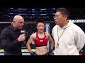 UFC 268: Zhang Weili Octagon Interview