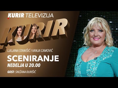 Sceniranje - gost: SNEŽANA ĐURIŠIĆ: Muzička zvezda otvorila dušu i zapevala
