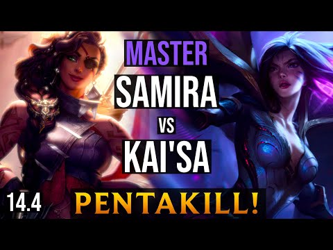 SAMIRA Bot vs KAI'SA | EUW Master - Patch 14.4