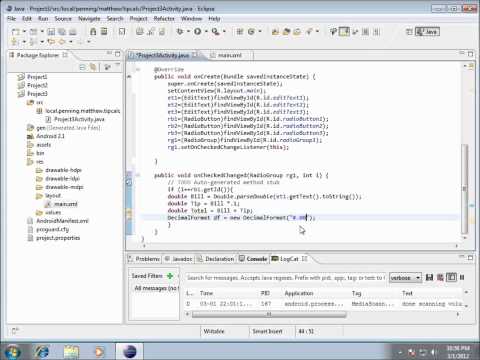 Android: Project 3(v6) - Finishing the Project