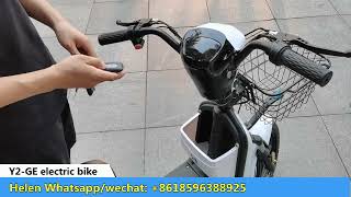How to start the e bike with key? E bike remote control for the electric bicycle start in one button