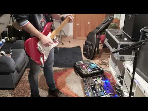 Testing my Pink Floyd pedalboard