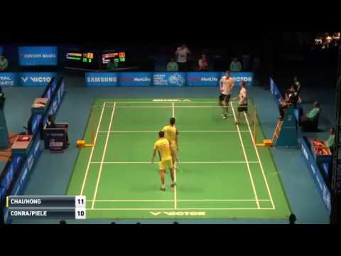 Chai Biao Hong Wei vs Mads Pieler Kolding Mads Conrad Petersen   2016 Malaysia Open SF