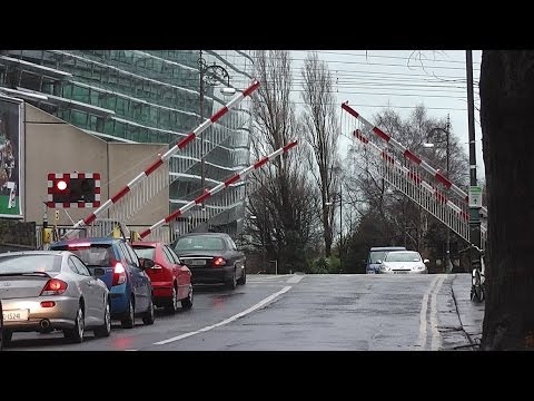 Lansdowne Road Level Crossing - IE 29000 Class Commuter Train
