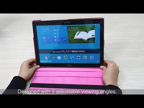 Review For Samsung Galaxy NotePro 12.2 P900 P905 Rotating Smart Cover Case